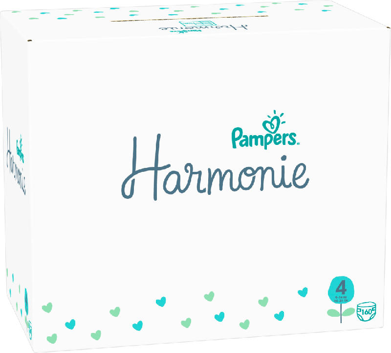 Pampers Windeln Harmonie Gr.4 Maxi, 9-14kg, Monatsbox