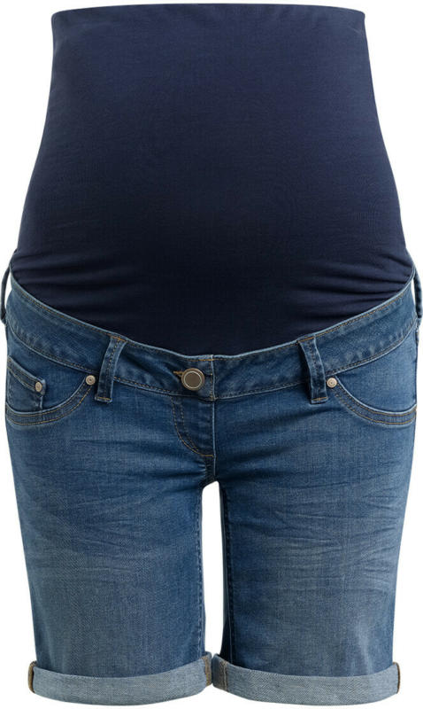 Damen Umstands-Slim-Jeansshorts