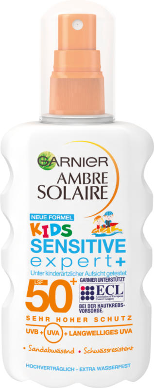 Ambre Solaire Kids Sensitive expert spray IP 50 , 200 ml