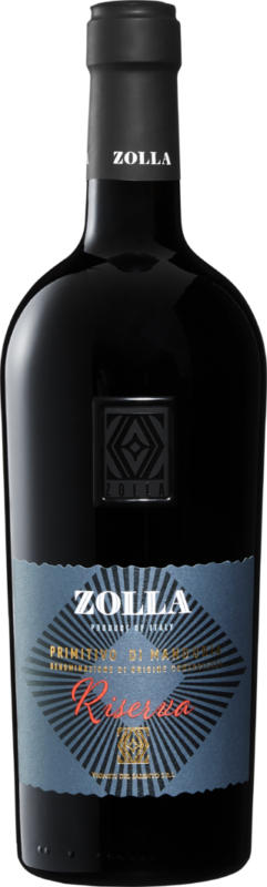Zolla Primitivo di Manduria DOC Riserva , 2019, Puglia, Italia, 75 cl