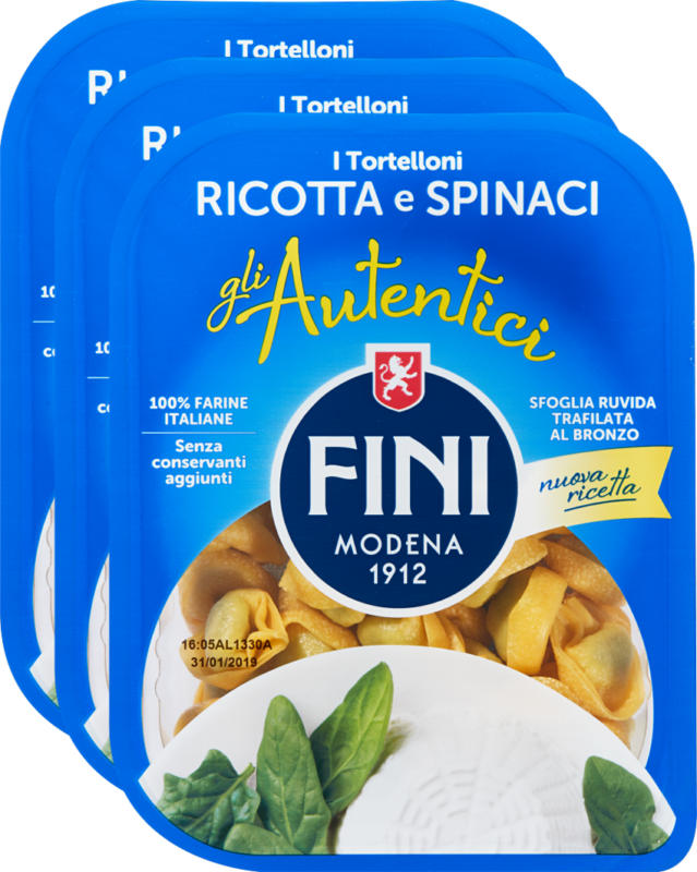 Pasta ripiena Fini, 3 x 250 g