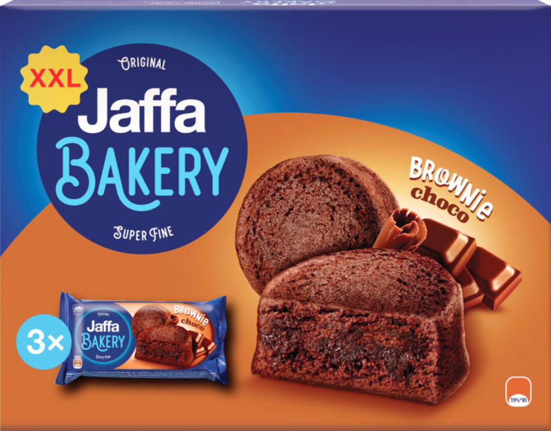 Brownie au chocolat Jaffa Bakery, 3 x 75 g
