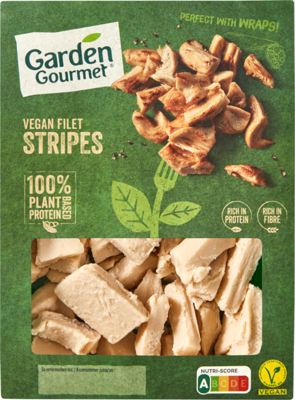 Garden Gourmet Vegan Filet Stripes, 160 g