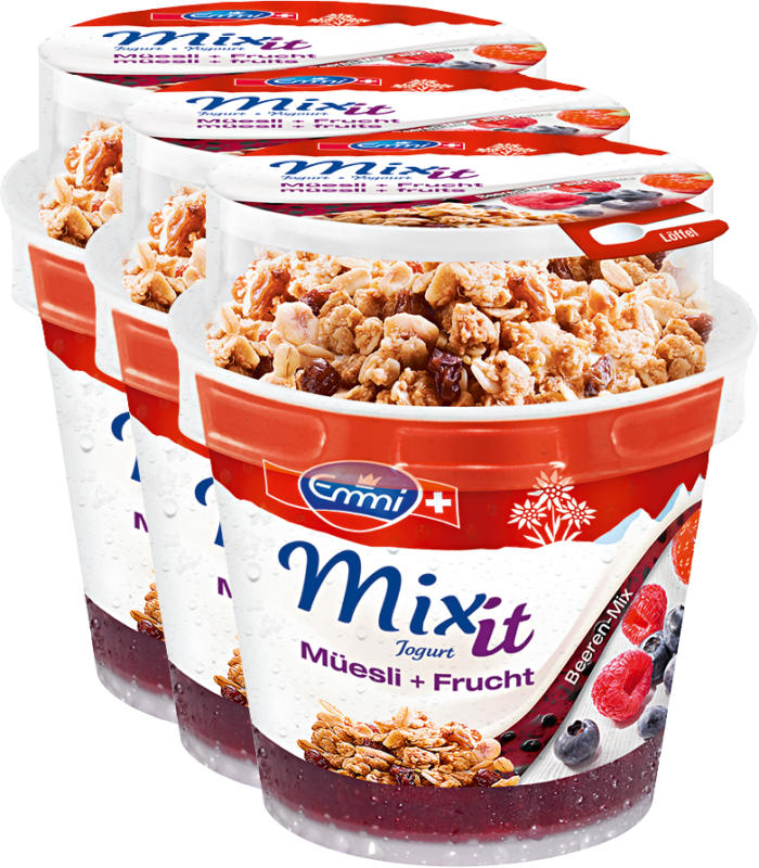Muesli Mix-it Emmi, Misto di bacche, 3 x 200 g