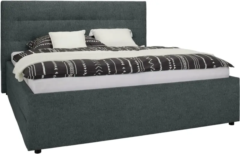 Polsterbett in Anthrazit ca. 180x200cm
