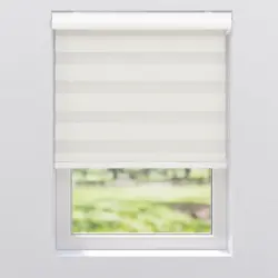 Duorollo SCHNEEWEIß 90/240 cm