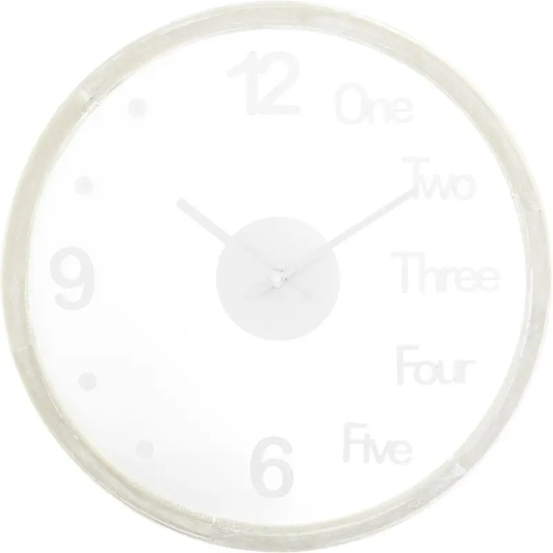 Wanduhr Simone in Naturfarben &Oslash;ca.40cm