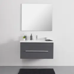 Waschtischkombi 'Alessandro' inkl. Waschbecken, grau