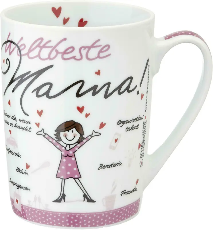 Kaffeebecher Weltbeste Mama ca. 250ml