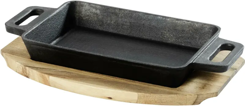 Auflaufform Gourmet in Naturfarben/Schwarz