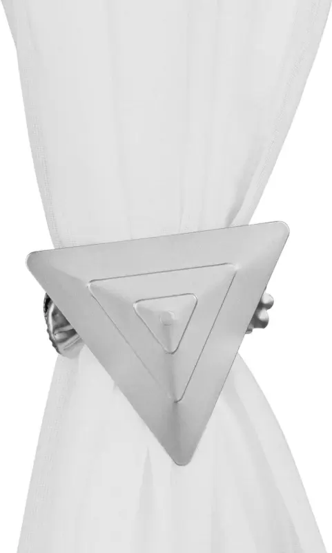 Dekospange Nickel in Silber