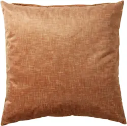 Zierkissen Velvet in Rostfarben ca. 60x60cm