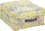 mömax Dornbirn - Ihr Trendmöbelhaus in Dornbirn Pouf Textured Trio in Grau/Gelb ca. 50x25cm