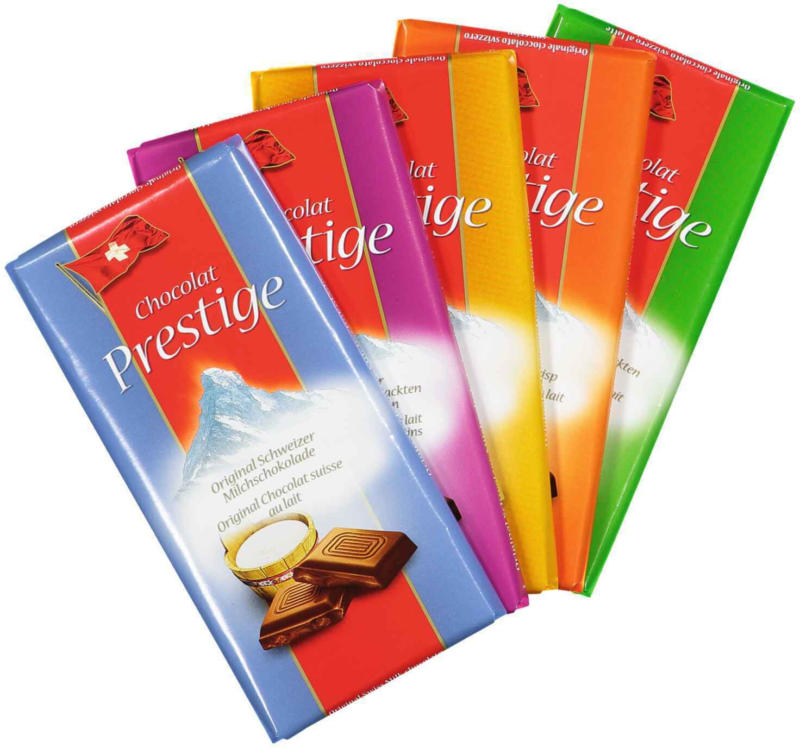 Prestige chocolat ass. 5x100g -