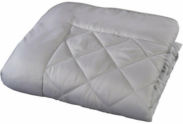 Microfaser Leichtsteppbett silber 135 x 200 cm