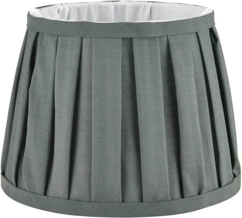 Leuchtenschirm Plise in Grau Ø ca. 20cm