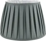 mömax Leuchtenschirm Plise in Grau Ø ca. 35cm