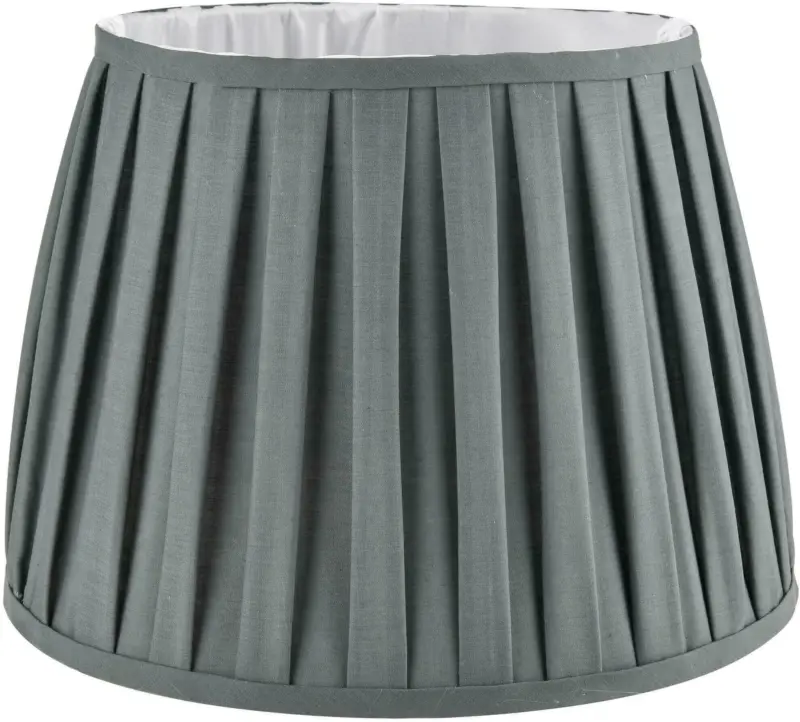 Leuchtenschirm Plise in Grau Ø ca. 35cm
