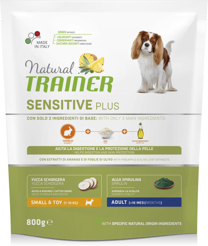 Trainer Nourriture pour chien Sensitive Plus Small & Toy Adult Lapin 800g