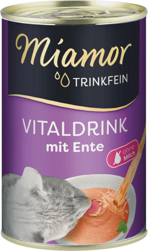 Miamor Trinkfein Vitaldrink für Katzen mit Ente 135ml
