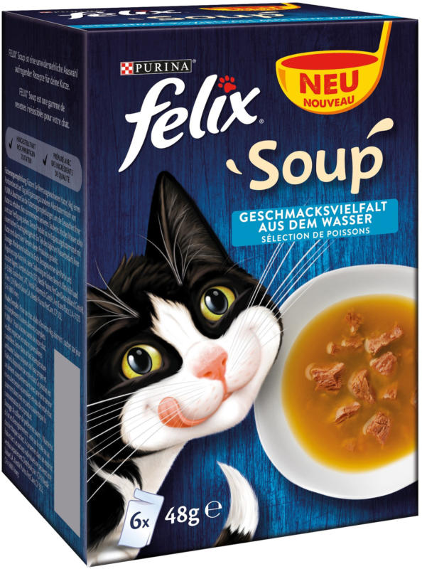 Felix Soup Geschmacksvielfalt aus dem Wasser 8x6x48g