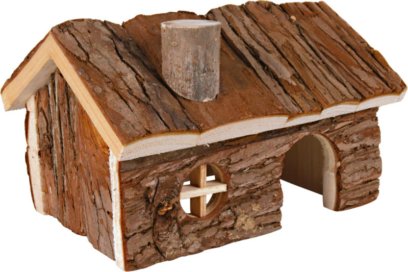 Hendrik XL Hamsterhaus aus Naturholz 20x13x13cm