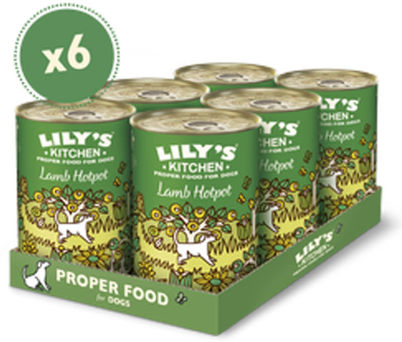 Lily's Kitchen Nassfutter für Hunde Hotpot Lamm 6x400g