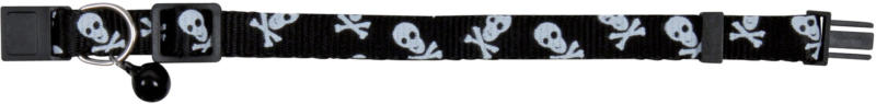Kätzchen-Halsband Totenkopf