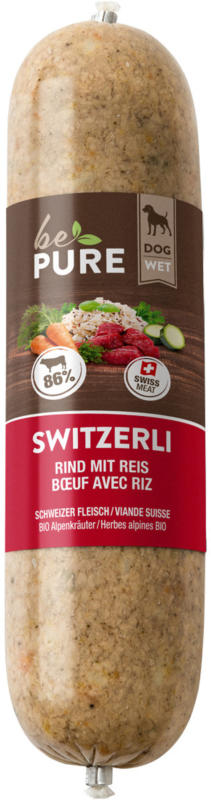 bePure Switzerli Boeuf et Riz 25x200g