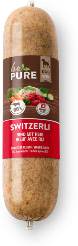bePure Switzerli Rind mit Reis 20x400g