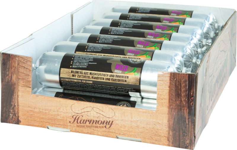 Harmony Dog Saucisse Menu Gibier 14x400g
