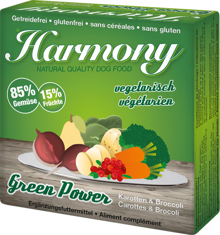 Harmony Green Power Karotten & Broccoli 300g