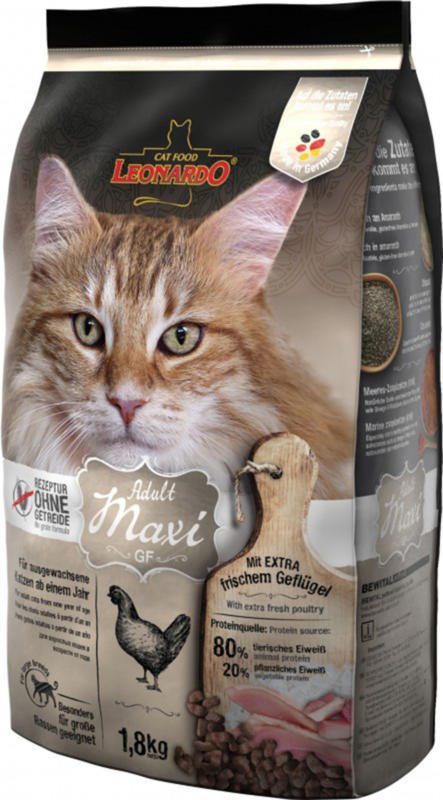 Leonardo Nourriture pour chat Adult GF Maxi 1,8kg