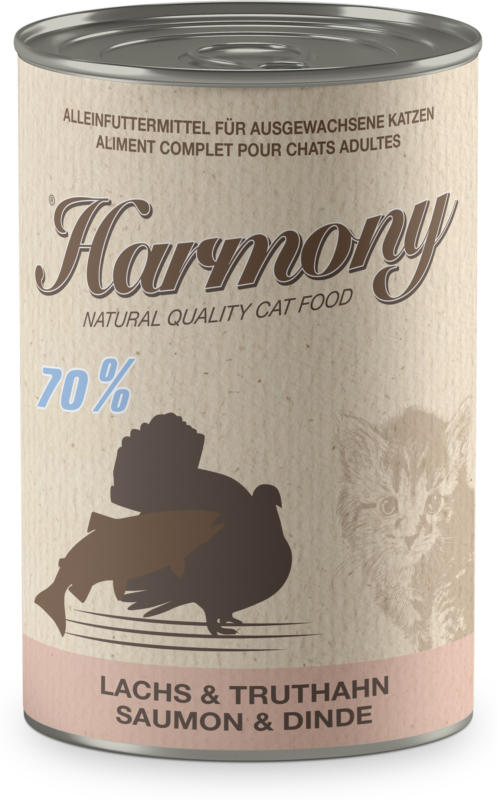 Harmony Cat Natural Lachs & Truthahn 400g