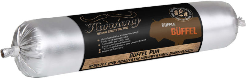 Harmony Dog Natural Saucisse Buffle Pur 400