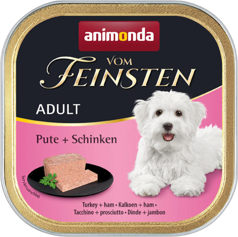 animonda Vom Feinsten Adult LIGHT LUNCH Pute & Schinken 22x150g