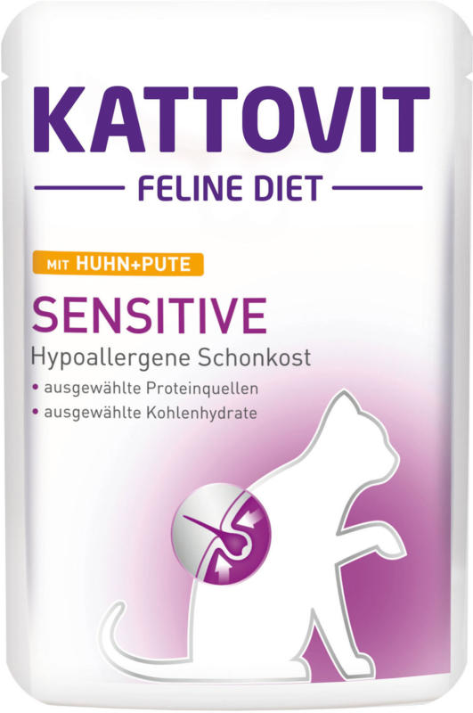 Kattovit Sensitive Huhn & Pute 85g
