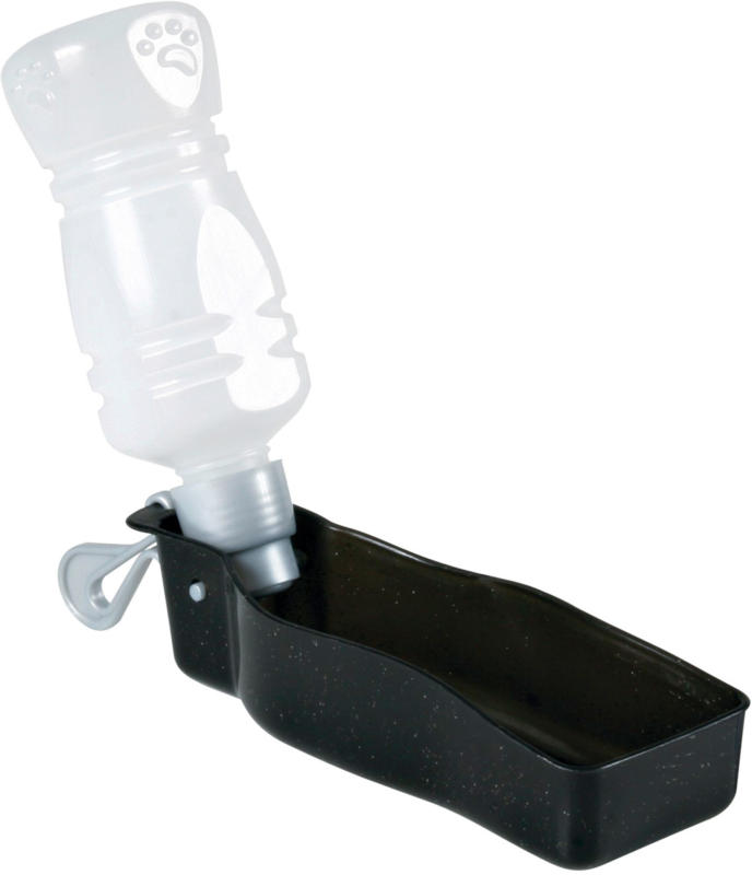 Gourde avec écuelle, plastique, 250 ml