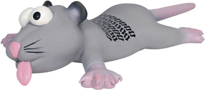 Trixie Rat/Souris avec trace de pneu, latex, 22 cm
