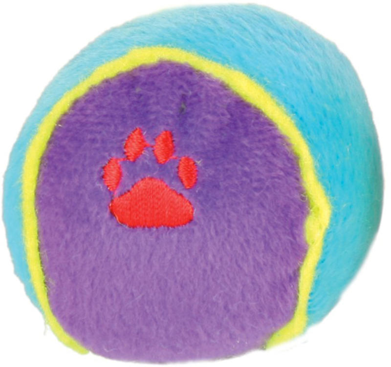 Trixie Balles de jeu en peluche d=6cm