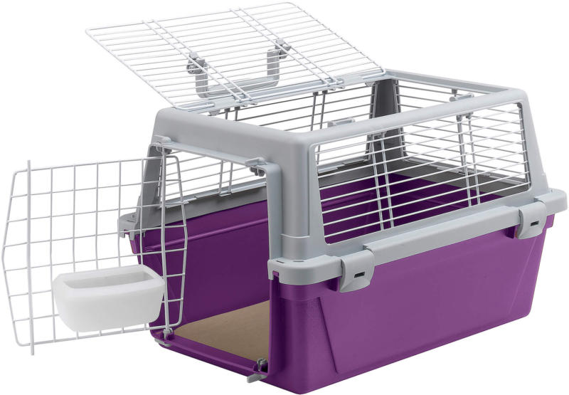 Ferplast Box de transport Atlas 10 Vision avec grille d'ouverture sur le dessus