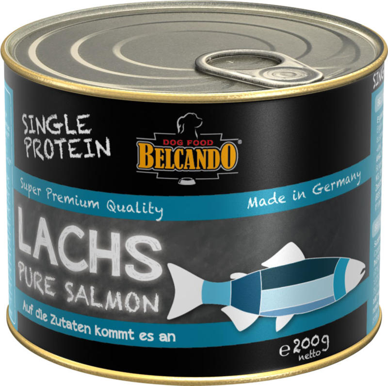 Belcando Single Protein nourriture humide avec du saumon 6x200g