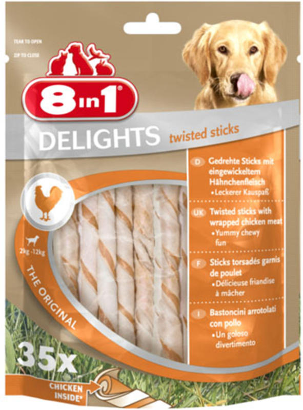 8in1 DELIGHTS twisted sticks 35pcs 190g