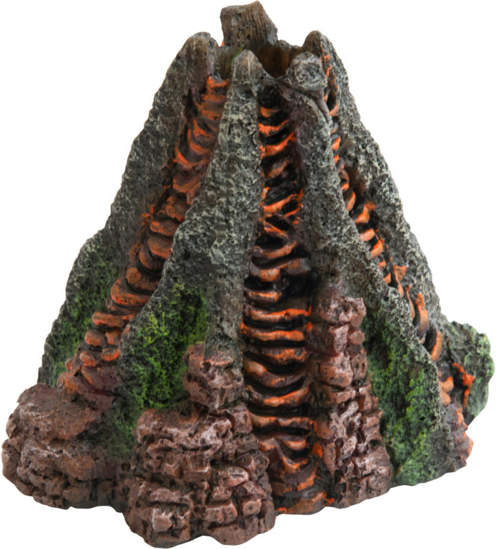 Deep Sea Aquariumdekoration Vulkan mit Ausströmung 14x13x12.5cm