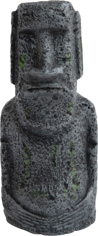 Deep Sea Aquariumdekoration Moai grau S