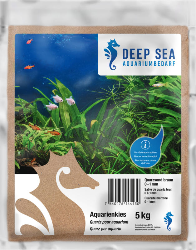 Deep Sea Aquarium Quarzsand braun, 0-1mm, 5kg