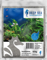 Deep Sea Aquarium Quarzsand hellgrau, 1-2mm, 10kg