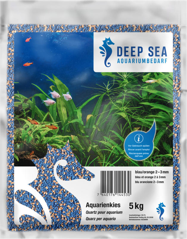 Deep Sea Aquariumkies blau-orange, 5kg