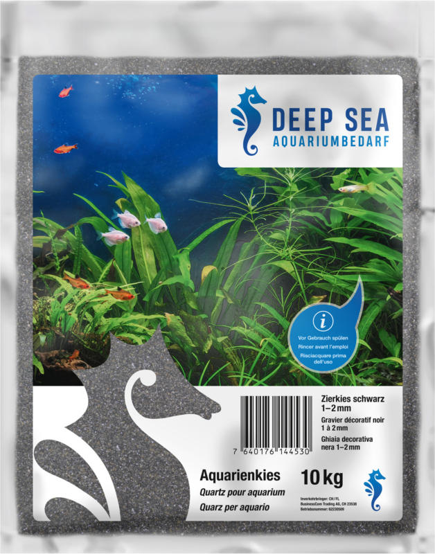 Deep Sea Aquarium Zierkies schwarz 10kg