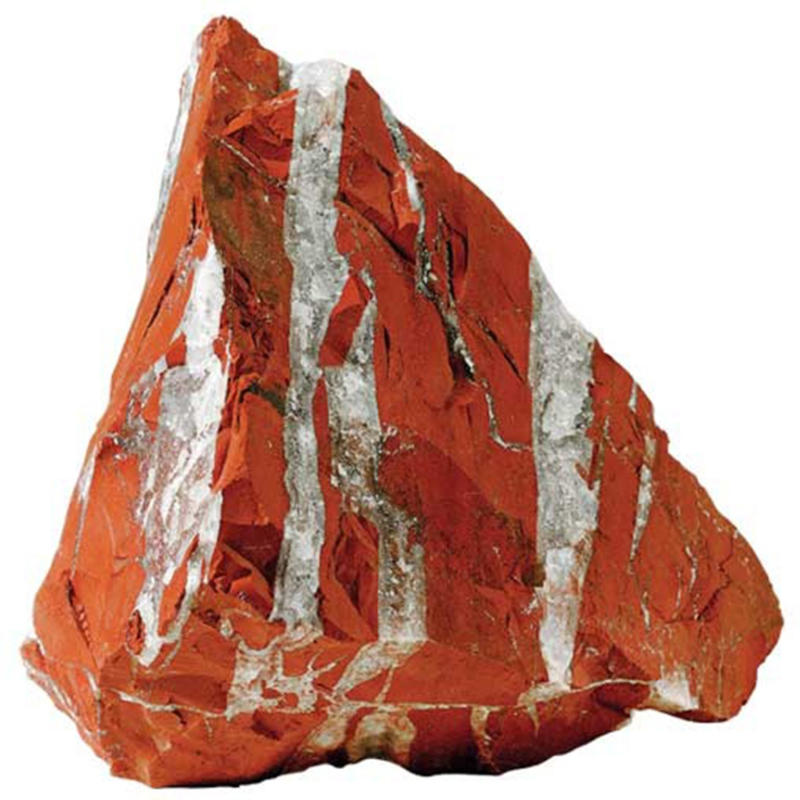 Hobby Deko Stein Roter Jasper 3kg Netz 4 Stück